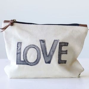 LOVE Canvas Pouch